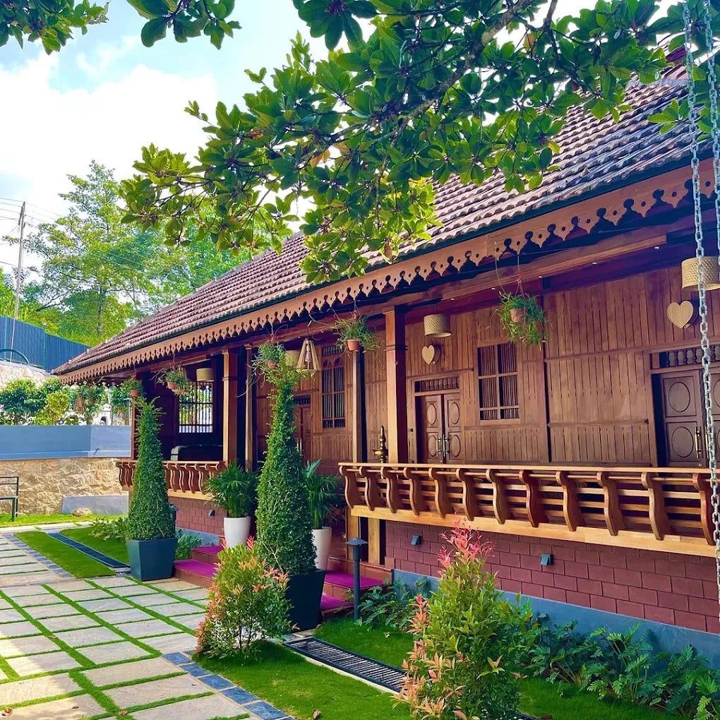 Heritage 5BHK Pool Villa in Manakulam, Munnar – Classic Kerala Style
